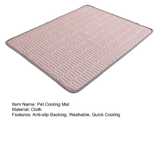 Pet Cooling Mat, Ice Silk Dog Cooling Pad, Washable Portable Dog Bed, Summer Cooling Mat for Small Medium Large Dogs Cats
