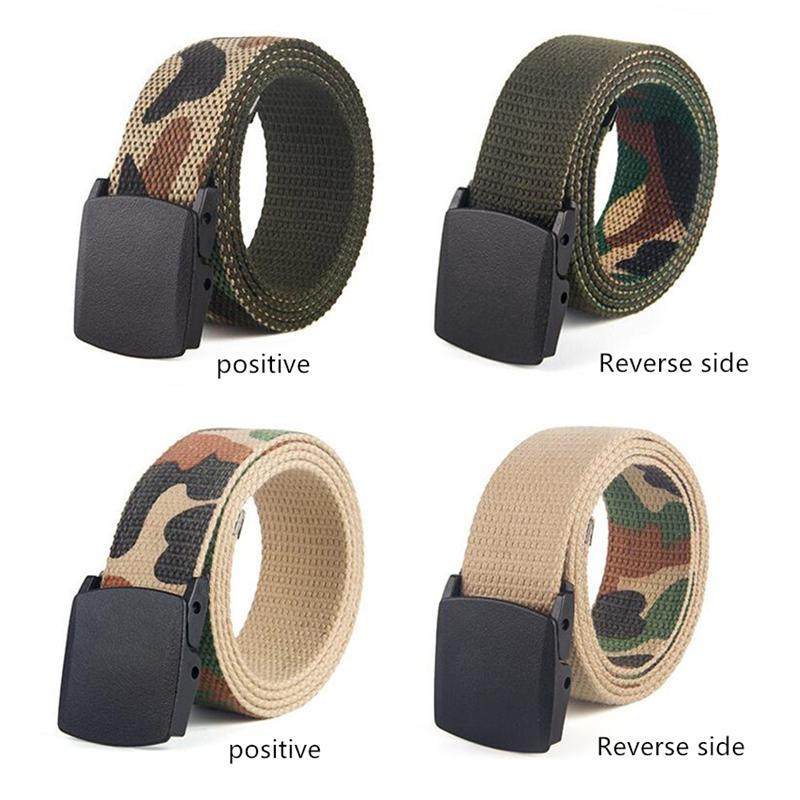 Men Belt Unisex Waist Belt Jeans Male Casual Luxury Canvas Webbing Waistband Ceinture Femme