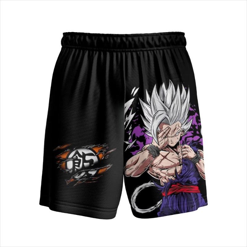 2026 Heren De Hete Dragon Ball Z Buu Son Goku Gohan KAKAROTTE Strand Short Broek Casual Heren Zwemkleding Sneldrogend Koel Cadeau Comfort