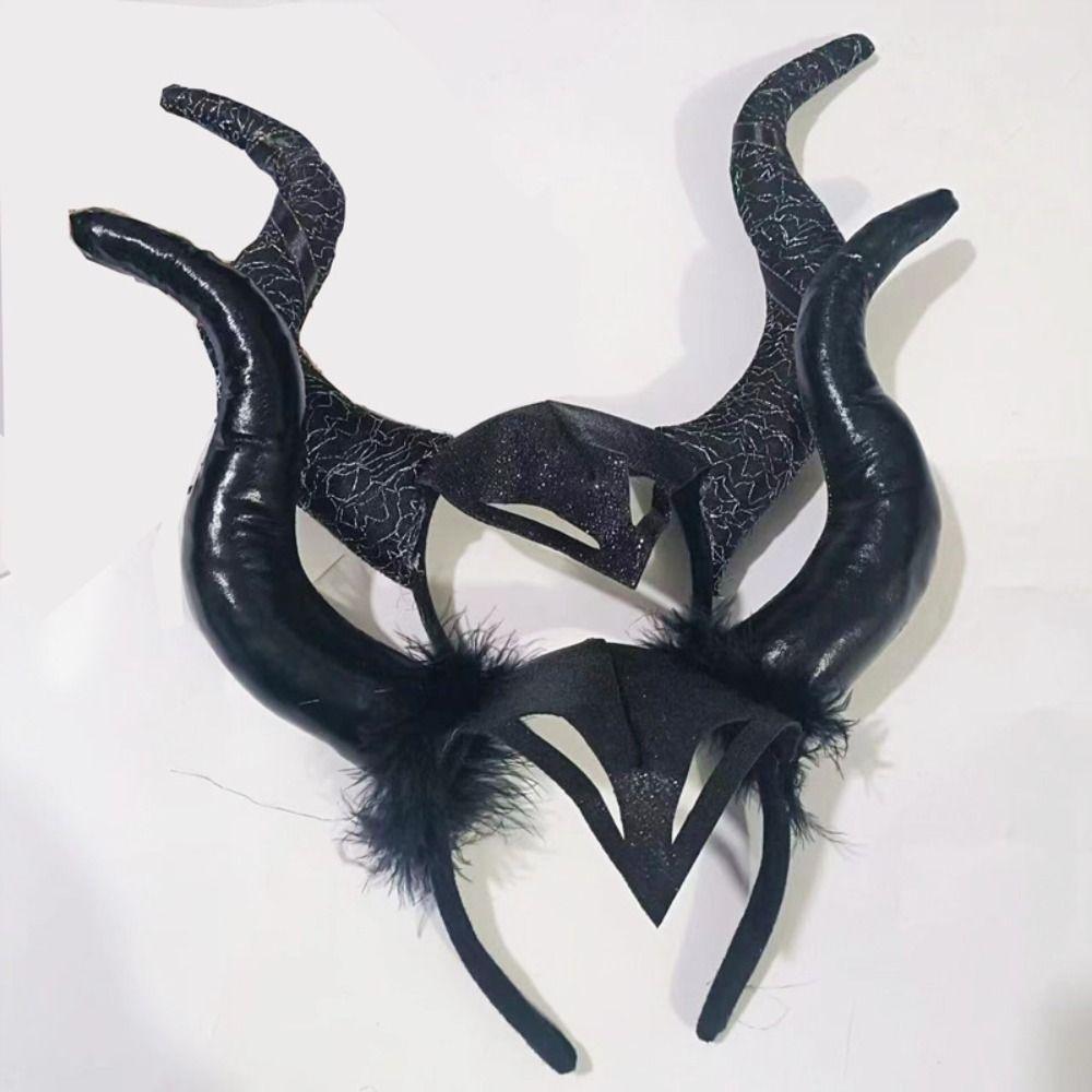 Witch Hair Accessories Halloween Headband Evil Magic Witch Headpiece  Halloween Party