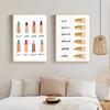 Fashion Nail Shapes Canvas Painting Manicure Store Posters and Prints Wall Art Picture for Beauty Salon Girl Room Decoration