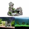 Decorations Rock Shape Resin Fish Shrimp Shelter Fake Mountain Ornament Fish Hiding Cave Fish Tank