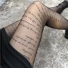 Summer Plus Size Womens Black Heart Pattern Silk Stockings With Sunscreen And Absorbing Features For Youth Fashion