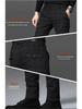 Men's Slim Fit Plaid Casual Pants for Spring and Autumn