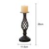 European-style American Cafe Candle Holder Wedding Candlelight Dinner Props Table Decorations Retro Candlestick Decoration