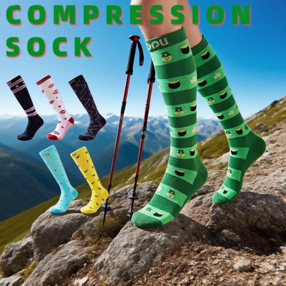 Knee High Pressure Stockings Elastic Varicose Veins Socks Soft Compression Socks  Running