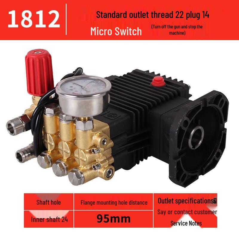 Daden High-Pressure Washer Pump Head Assembly