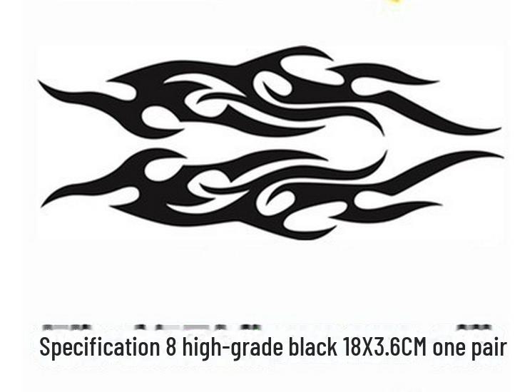 Popular Car Rearview Mirror Decorative Arrow Stickers - Reflector Scratch Cover Decals