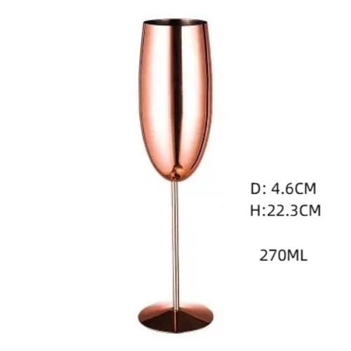 304 Stainless Steel Stemmed Cocktail & Wine Glass – Martini, Champagne, Bar Cup