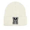 Alphabet Letters A-Z Print Winter Hats Unisex Cap Beanie Lightweight Solid Color Knitted Hat Beanie Perfect For Daily Wear