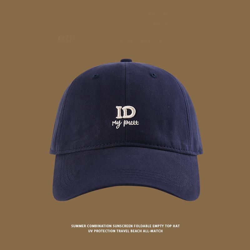 

Hat Men s Big Face Big Head Suitable Baseball Cap Women s Summer Large Size Cap Round Face Spring Summer regular (56-59cm) тёмно-синий