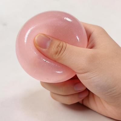 Anxiety Relief Squeeze Ball 3/4 Pcs Coconut Oil Stress Balls Slow Squeeze Toys Non-Sticky Balls For Focus Relaxation Stress