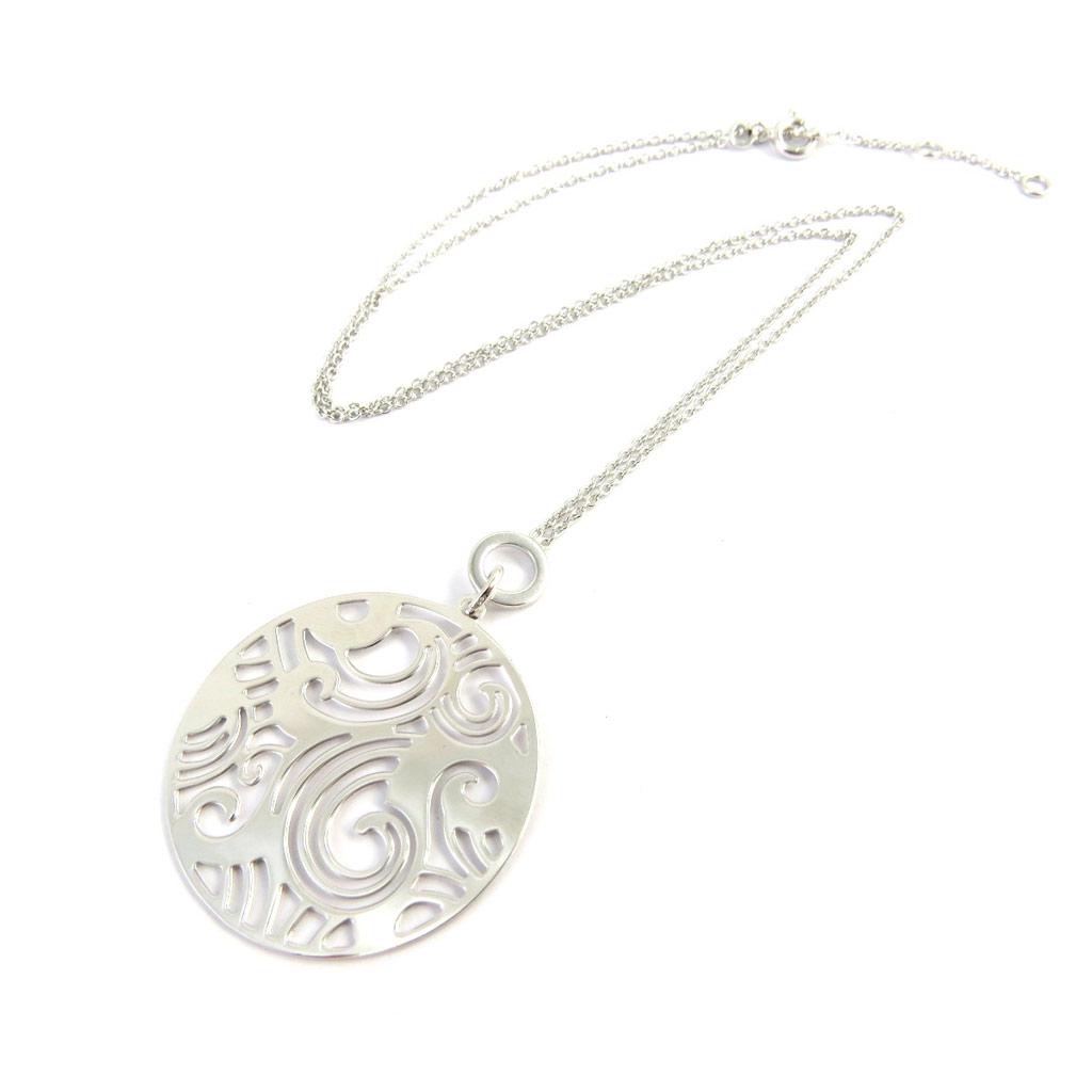 Altesse [M5685] - Collier argent 'Carmen' argenté