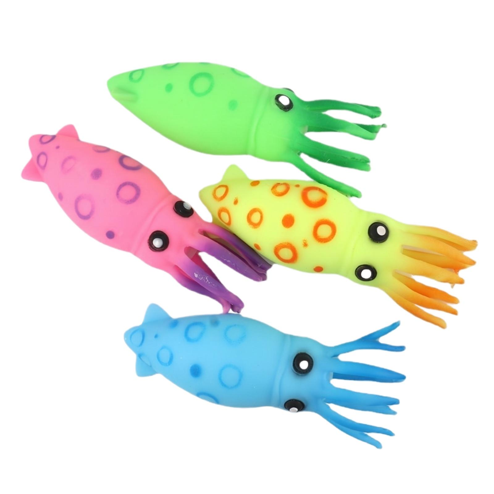 

Squid Shape Stress Relief Toy Soft Squeeze Sensory Fidget for Office Desk Handheld Decompression Random Style Gift one size