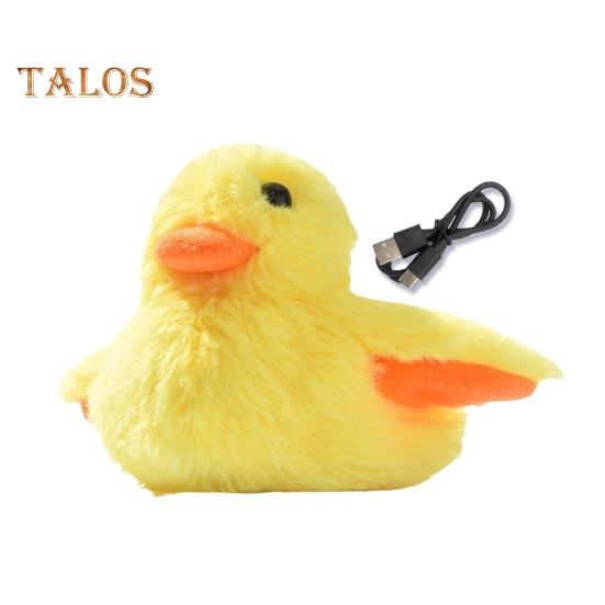 

1 шт/2 шт хлопающие крылья утка игрушки для кошек перезаряжаемая интерактивная плюшевая утка с настоящим щебечущим звуком активируемая сенсорным устройством игрушка для домашних кошек 1pc