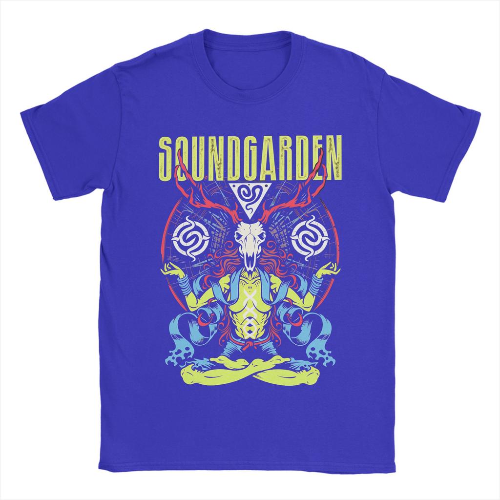Soundgarden Badmotorfinger T Shirt Summer Hip Hop TShirts Unisex Cotton ONeck Oversized Top Tees ShortSleeve YK Basic Tops