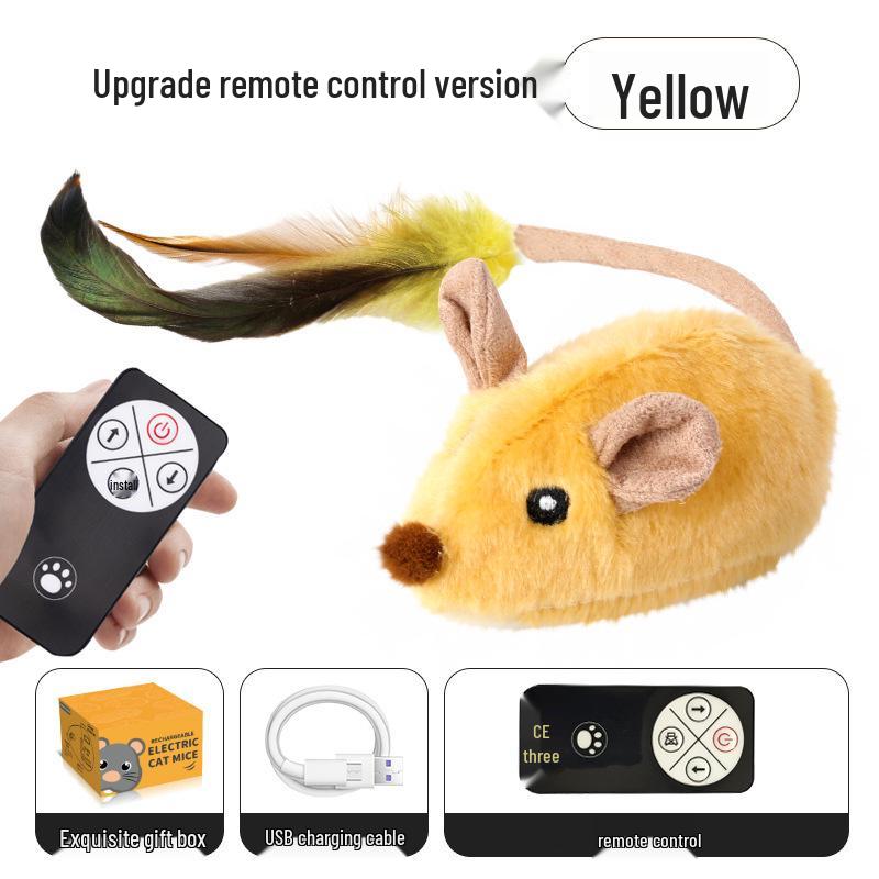 Интерактивная умная электрическая игрушка для кошек со светом и звуками: Симулятор погони за мышью