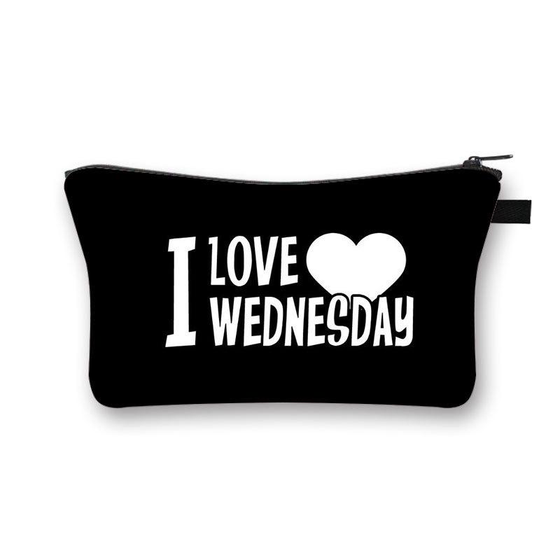 Family Adams The Zipper Hand Bag Large Capacity Cosmetic Storage Bag