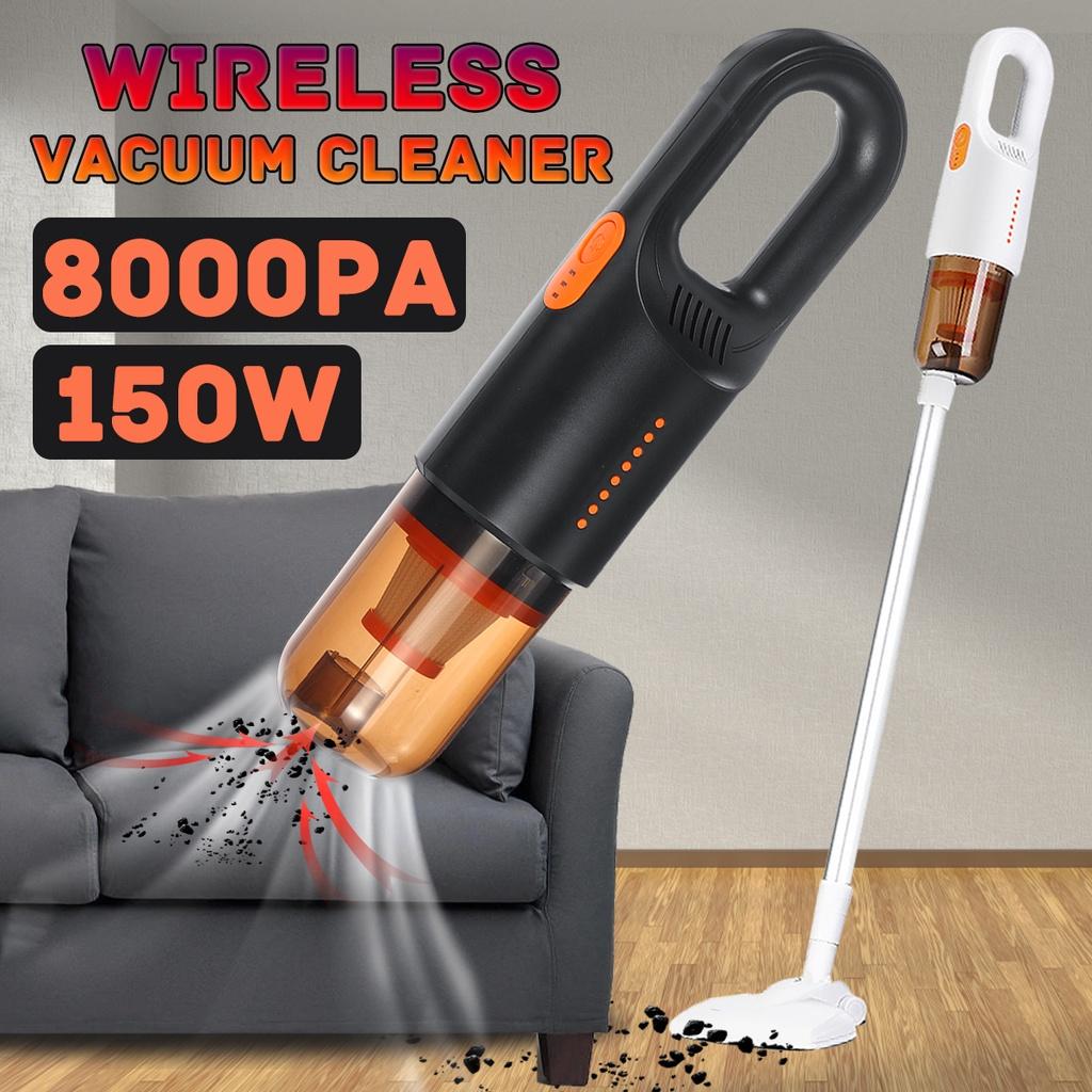 8000pa Wireless Car Vacuum Cleaner Portable Handheld Vacuum Cleaner 150W Car Household Dual-use Strong Suction Mini Cleaner