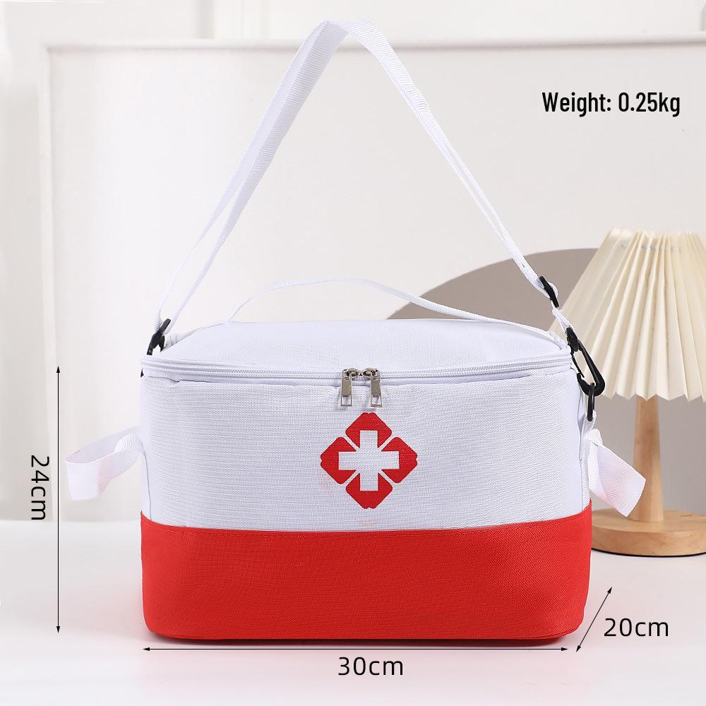 Large Capacity Portable Medicine Storage Bag - Home & Travel Emergency Kit
