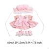 38cm Pendant Doll Clothes Fashion Clothing Little Girls Gift DIY Dress up Toy Party Favor