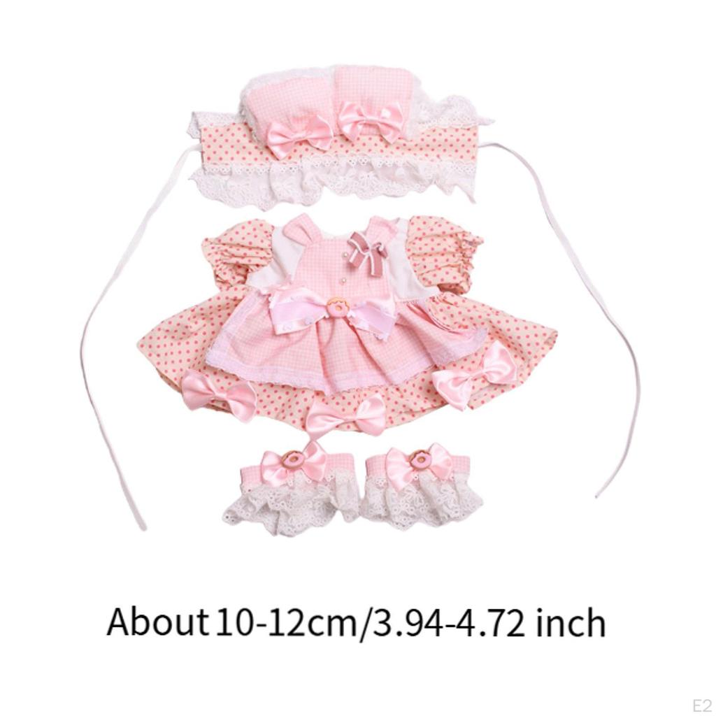 38cm Pendant Doll Clothes Fashion Clothing Little Girls Gift DIY Dress up Toy Party Favor