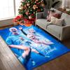 1pc Office Carpet, Manchester United Manchester City Chair Rug, Living Room Printed Area Rug, Home Chair Floor Mat