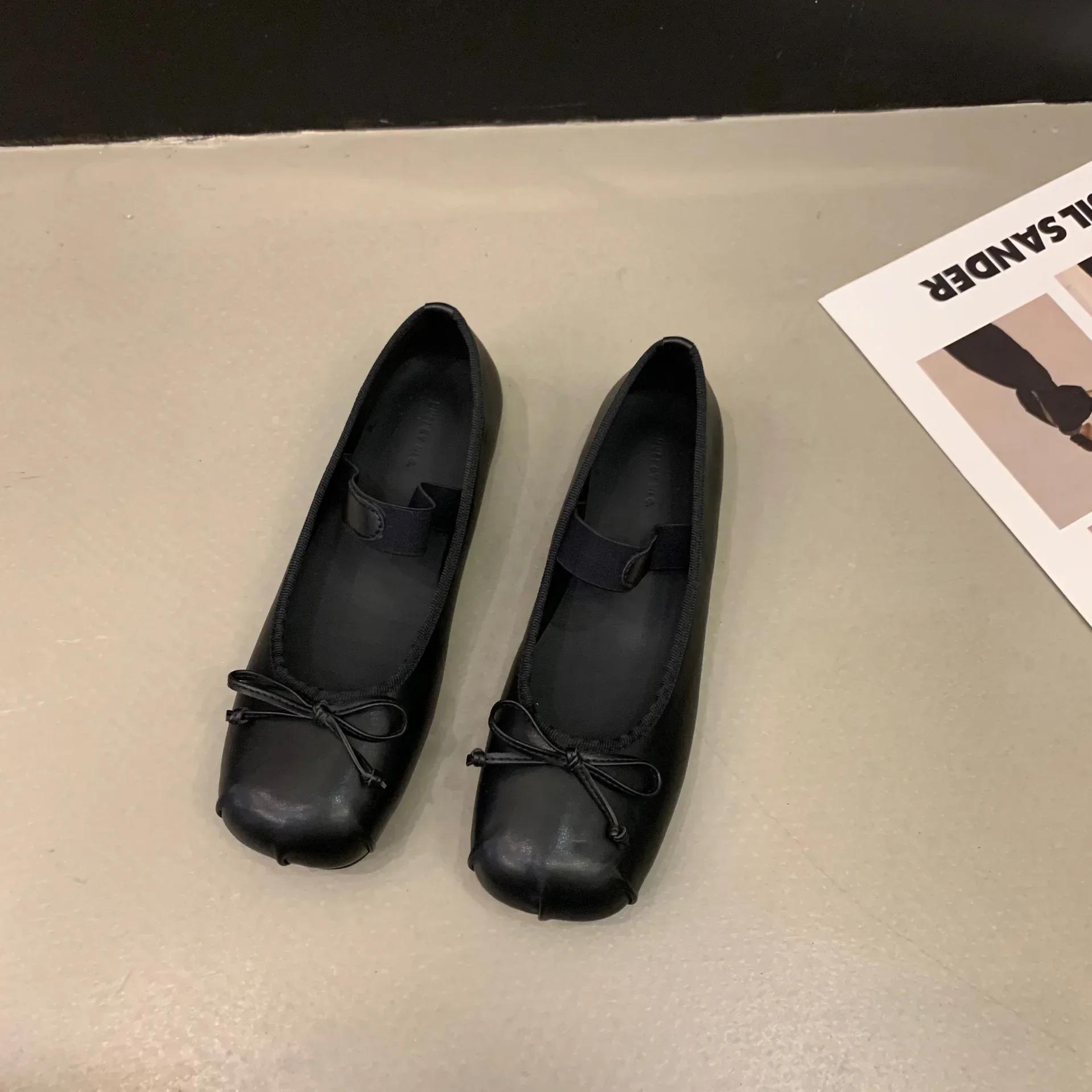 

Женские модные классические шелковые балетки на плоской подошве, женские весенние винтажные атласные серебряные туфли Мэри Джейн, женские элегантные туфли на день Святого Валентина 35 чёрный