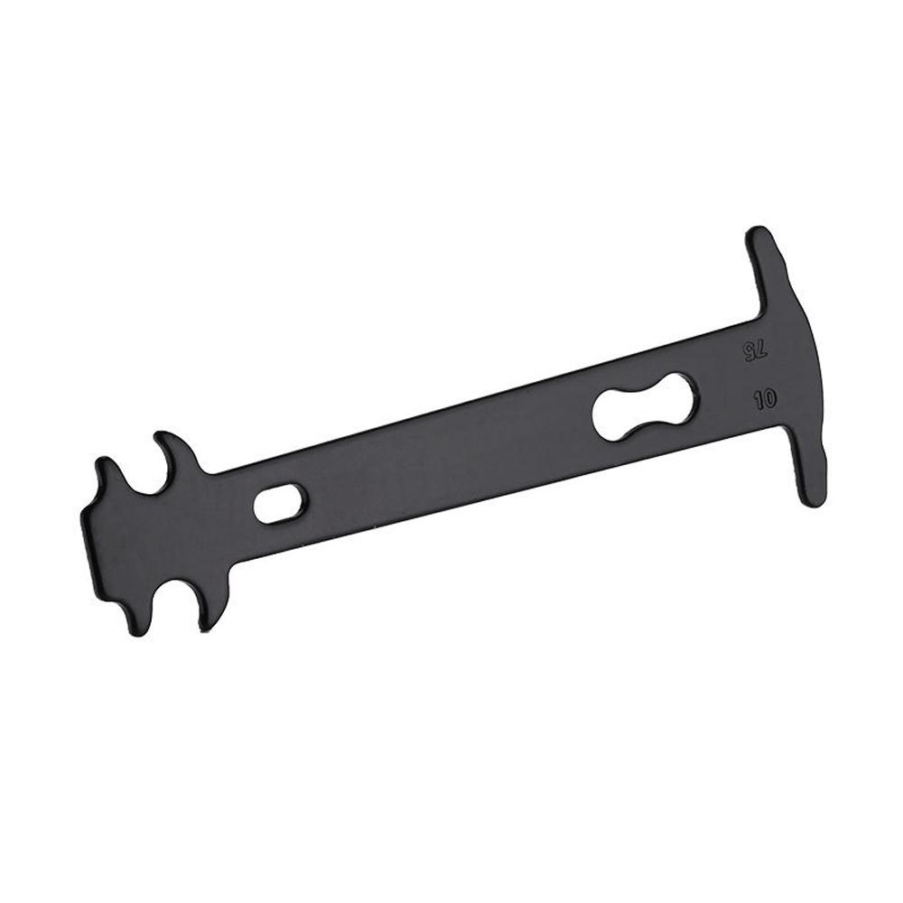 Bike Chain Checker Gauge Bicycle Chain Wear Checker Indicator Repair Tool Mountain Road Portable 14×4.8cm Bicycle Accessories чёрный
