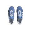 adidas Scarpe da Ginnastica Basse Originali Gazelle Indoor in Pelle Scamosciata alla Moda Casual Unisex Blu Bianco Marrone HQ8717