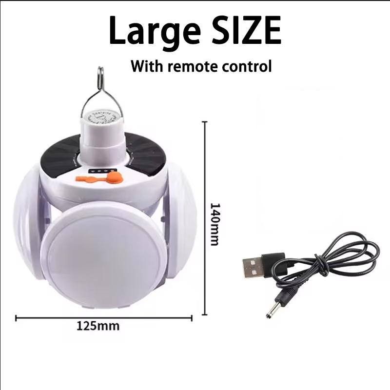 

Футбольный фонарь на солнечной батарее, уличный светодиодный солнечный фонарь, перезаряжаемая лампочка, энергосберегающий солнечный садовый фонарь, портативный фонарь 1Pc