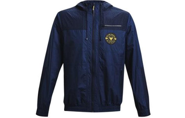 Under Armour Johnson Jackets Men s Marine Blue Hooded Moderate Other 1370457-408 XXL