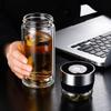 High Borosilicate Glass Tea Water Bottle Double Layer Infuser Tumbler with Tea Filter Drinkware Tea Cup for Brewing Storing Tea