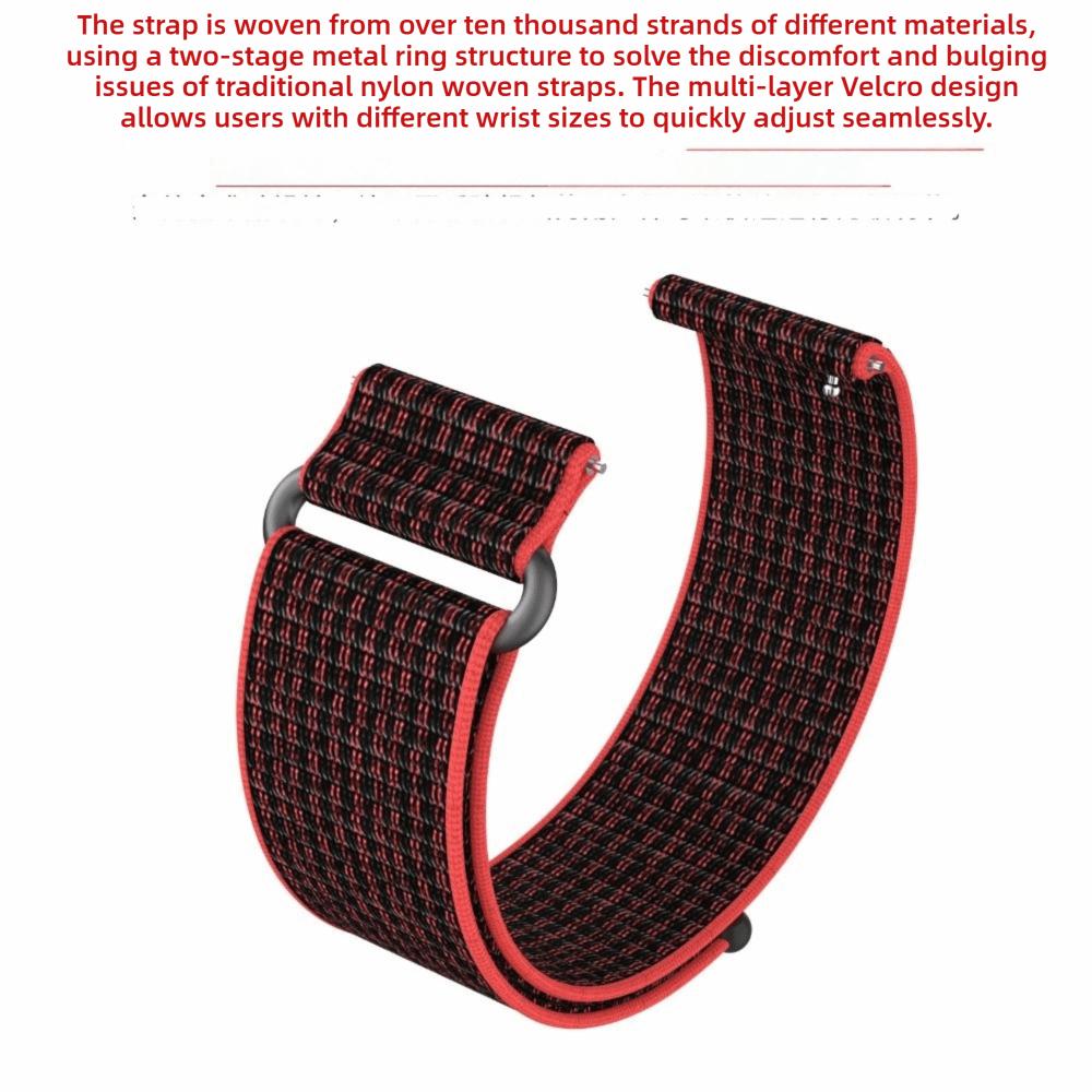 22mm Fitness Tracker Strap Nylon Replacement Wristband New Sport Band for Amazfit Helio Strap
