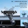 Universal Car Phone Holders Retractable Bracket Adjustable Sturdy Mobile Phone Clip Holder for Navigate Watch Videos