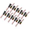 10 Sets Waterproof Superseal Electrical Wire Male Female Connectors Plugs With Cable 12V 16 AWG IP67
