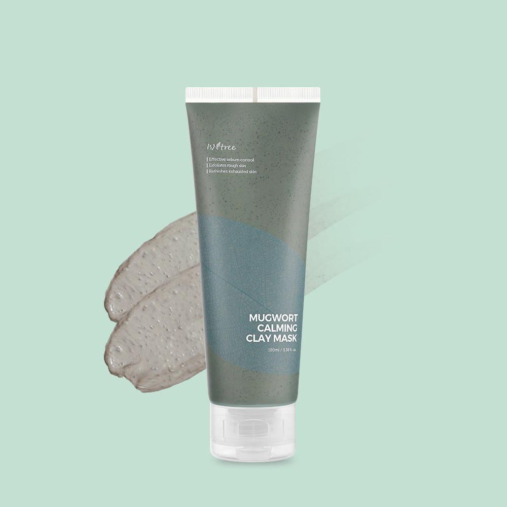 Isntree Mugwort Calming Clay Mask Sebum Control Pore Clarifying 100ml