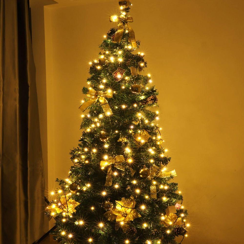 8 Flashing Modes LED Firecracker Lights Remote Controlled Copper Wire Design Remote Control Lights Energy Saving