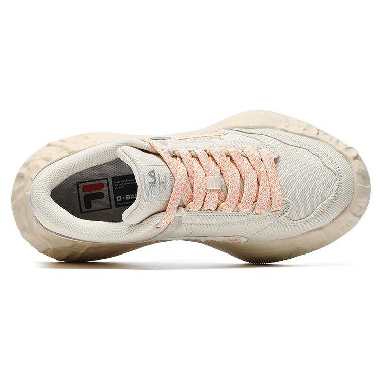 Mihara Yasuhiro X Fila FM-15 Fabric Pigskin Sports Comfort Low-Top Casual Shoes Women Casual Shoes Beige F12W224301FAG