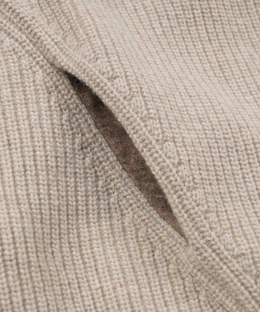 FRIZMWORKS Kangaroo Knit Pullover Hoody _ Oatmeal