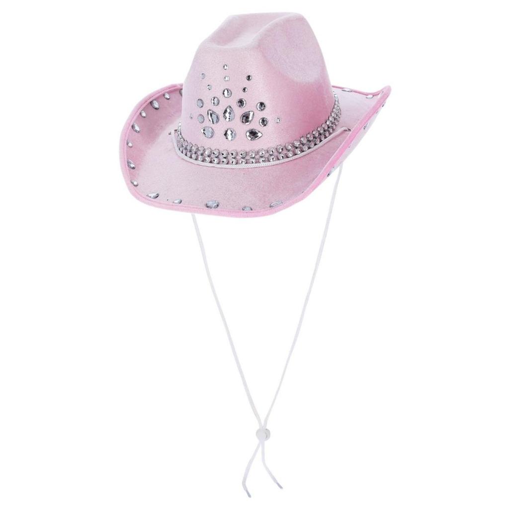 Smiffys Unisex Adult Rhinestone Cowboy Hat