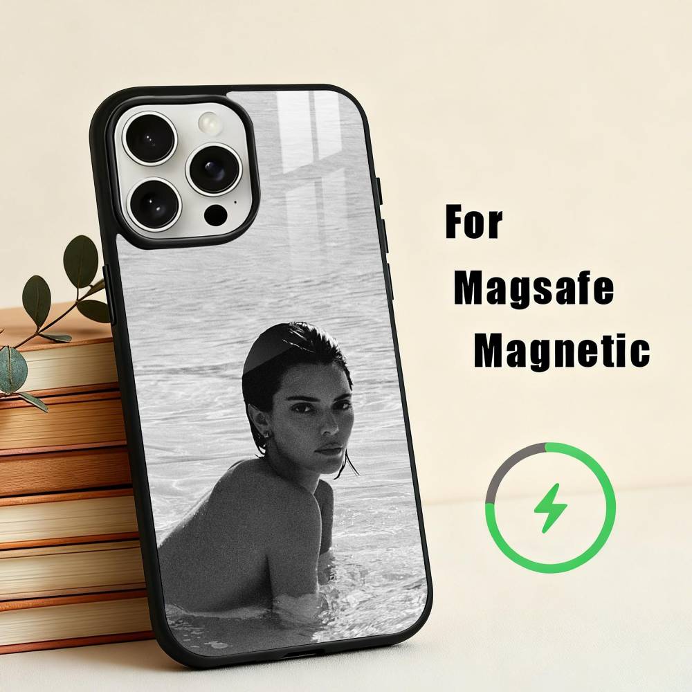 Model K-Kendall Nicole J-Jenner  Phone Case For iPhone17,16,15,14,13,12,11 Plus,Pro Max Magnetic For Magsafe Wireless Charging