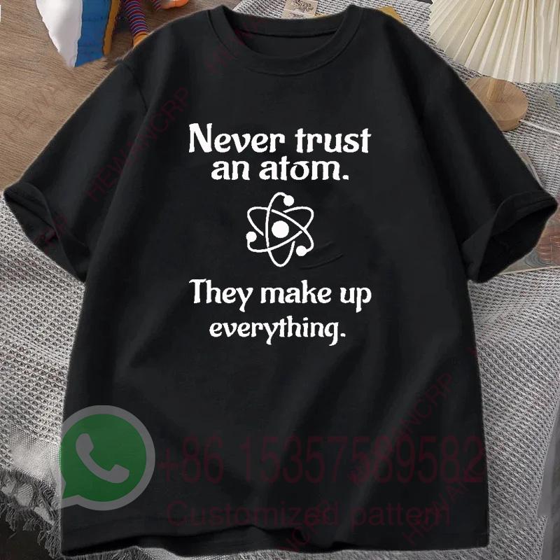 Science Chemistry TShirt Mens Tracksuit Cotton Casual Sportswear Crew Neck Pullover Short Sleeve Breathable Summer Streetwear