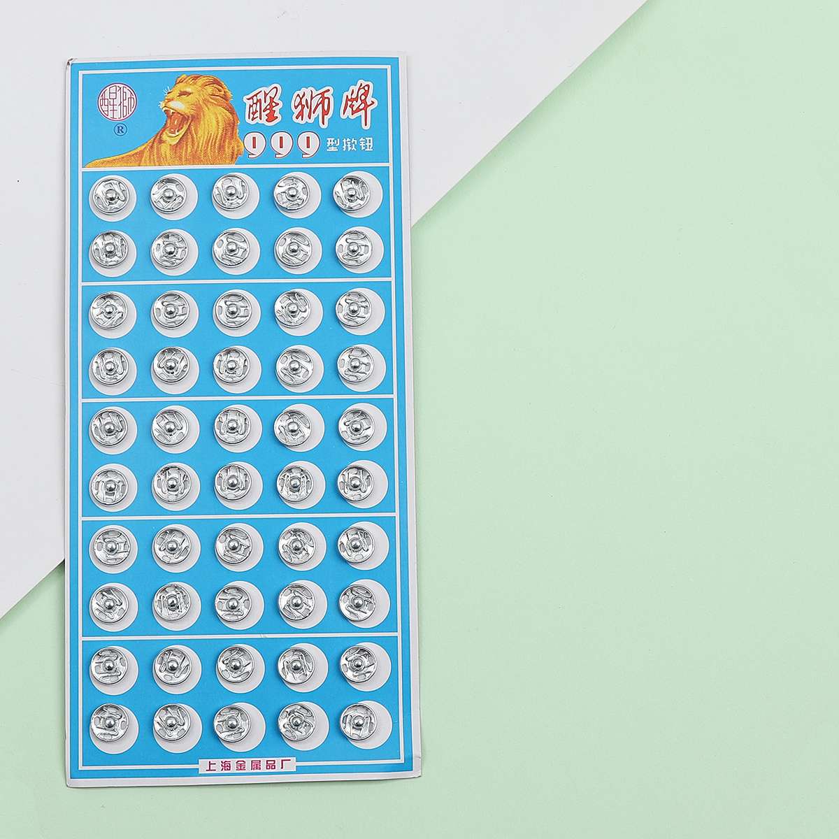 

Застежки для блузок 8mm 50pcs серебряный