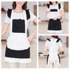 Halloween Maid Apron Costume Princess Maid Apron Women Kitchen Apron for Cooking Baking Princess Maid Apron with Pocket