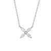 Trendy 2022 S925 Sterling Silver Four-Leaf Marquise Necklace for Women