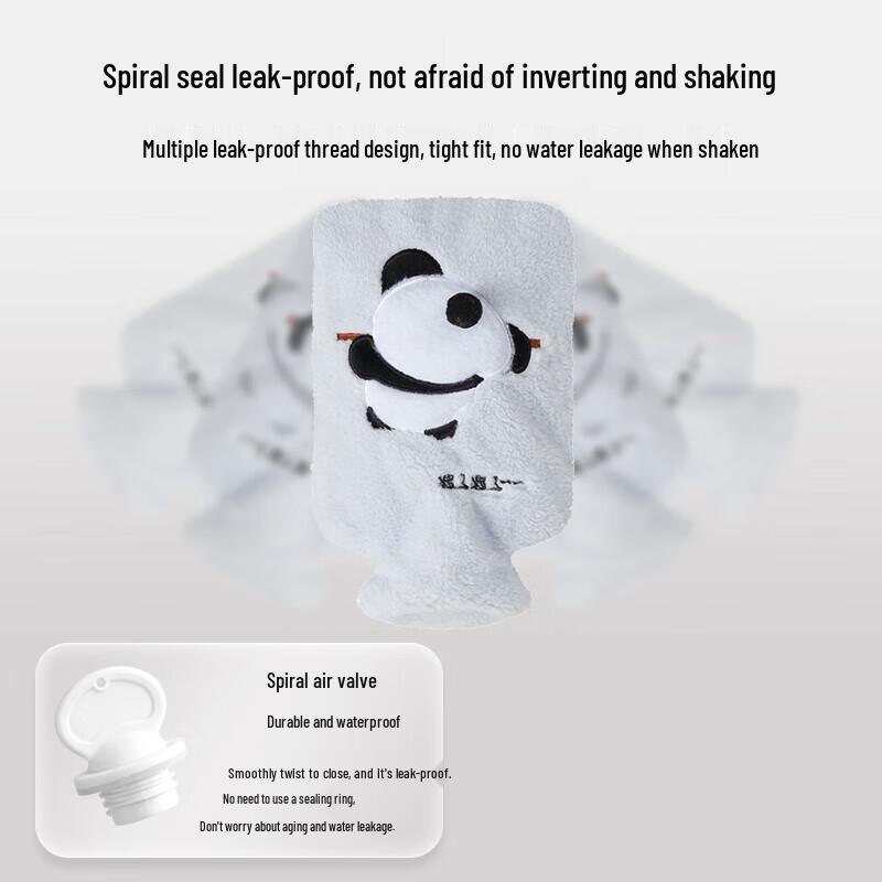 Lexueer Large Plush Hot Water Bottle