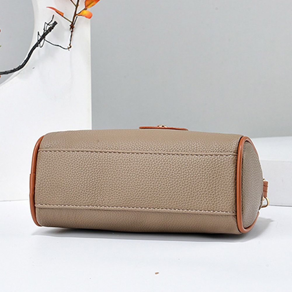 Solid Color Small Crossbody Bag Elegant Simple Square Bag Portable Niche Shoulder Bag  Travel