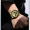Fashion Men's Quartz Watch Three Eye Six Needle Chronograph Waterproof Night Light Fashion Men's Quartz Watch