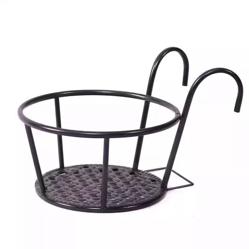 Hanging Railing Flower Pot Rack